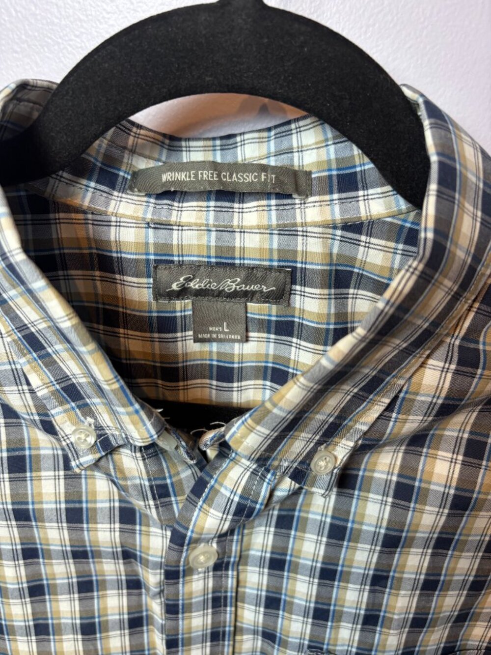 Mens Eddie Bauer Wrinkle Free Classic Fit Size Large - Picture 2 of 4